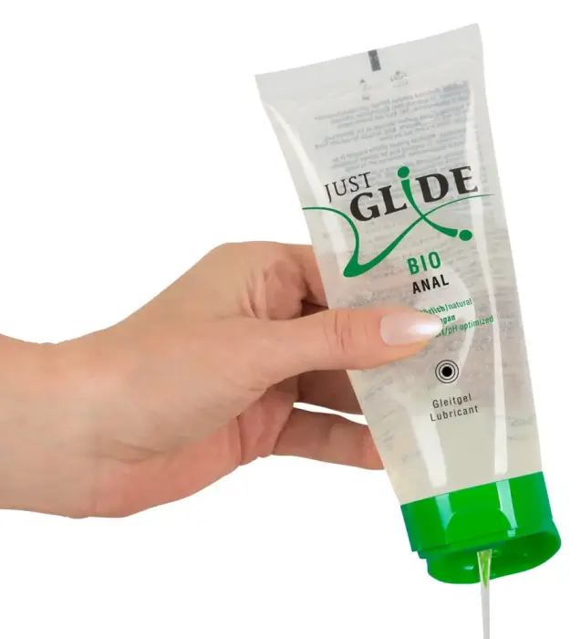 Just Glide Bio Anal lubrikants uz ūdens bāzes – 200 ml Foto 3