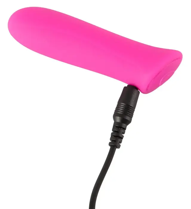 Sweet Smile Rechargeable Mini Vibrator – 8.5 cm (3.3″) – Pink Photo