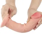 Sliding Skin Dual Layer Dildo – 20 cm (8″) – Flesh — Photo 5