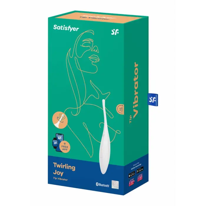 Twirling Joy точечный вибратор – 18 cm (7″) – белый