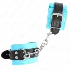KINK Adjustable Blue Wrist Restraints with Soft Fur Lining 20-28cm — Photo 2