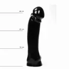 All Black AB 50 дилдо – 20–23 cm — Фото 1
