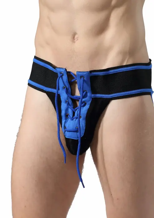 Fetish Football sporta apakšbikses – blue – L