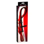 Pintas zomšinis botagas – juodas – 90 cm — Nuotrauka 5