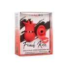 Набор стимуляторов с функцией всасывания и вибрации French Kiss – красный — Фото 7