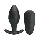 PRETTY LOVE - REGINA Vibrating Anal Plug – 18 cm (7″) – Black — Photo 2
