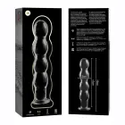 Ibiza Nebula Series Model 10 stikla dildo – 16.5 cm (6.5″) – Caurspīdīgs — Foto 5