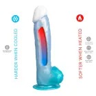 Angel Реалистичный Фантазийный Дилдо – 20.3 cm (8″) – Жемчужно-синий — Фото 5
