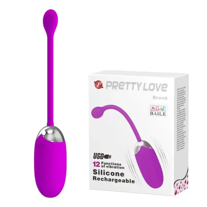 PRETTY LOVE Brook виброяйцо – розовый