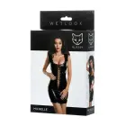 MICHELLE Wetlook kleit pitsiga – must – S — Foto 4