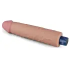 Real Softee uzlādējams vibrējošs dildo – 23 cm (9″) – Miesas krāsa Foto 9