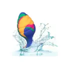 Cheeky Swirl Anal Plug – M – Multicolored — Photo 6
