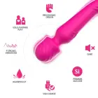 Mission luksusa vibrators – 22.6 cm (8.9″) – rozā — Foto 8