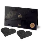Bijoux Indiscrets Flash Heart – reusable body stickers – black — Photo 2