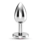 Bijou anālais dārgakmens spraudnis – L – 8 cm (3.1″) – Sarkans — Foto 3