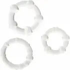Seven Creations Набор из 3 прозрачных силиконовых комфортных колец, 21-24mm — Фото 1