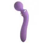 FFH Dubultais wand vibrators – 19.5 cm (7.5″) – melns — Foto 2