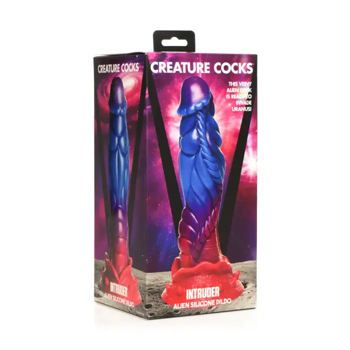 Intruder Alien dildo – 23 cm (9″) – violets