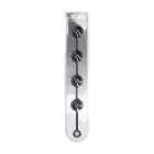 Silicone Round Anal Balls - XXL - 60mm - Black Photo