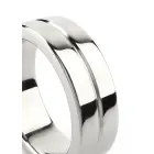 Mr. Steel Single Grooved Cock Ring – 4 cm – Silver — Photo 6