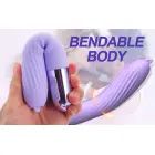 Sildošais G-punkta vibrators ar mēles stimulatoru – uzlādējams — Foto 8