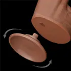 LoveToy King Sized Sliding Skin Dual Layer Dong – reālistisks dildo – TPE – brūns – 30,5 cm — Foto 10