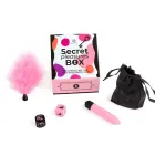 Secret Pleasures Box – vibrating bullet, feather tickler & 2 dice — Photo 1