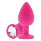 Diamond Booty Jewel Anal Plug – L – Pink — Photo 1