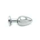 Dobais anālais spraudnis ar dārgakmeni – 6 cm (2.4″) – Caurspīdīgs — Foto 4
