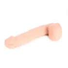 Dinoo King-Size išlenktas dildo – 23+ cm – kūno spalva — Nuotrauka 3