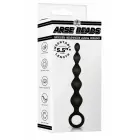 NMC 5.5 Inch Ribbed Silicone Beads – black – pull ring – 13.9 cm — Photo 1