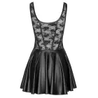 Cottelli Collection – мини-платье из кружева и матовой ткани с расклешённой юбкой – чёрное – L — Фото 6