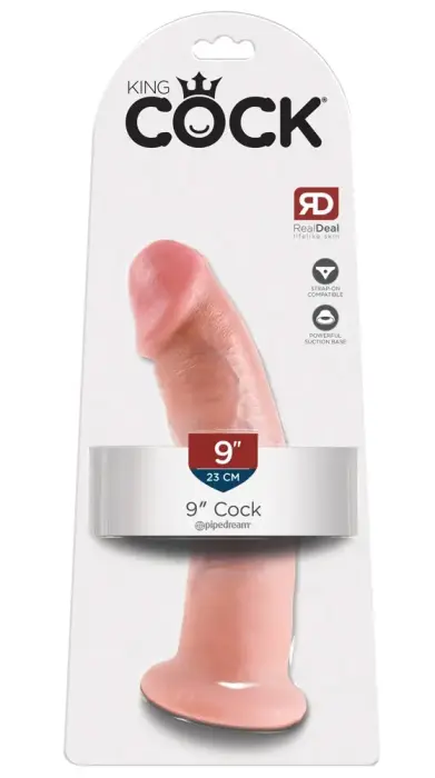 KC 9 realistlik dildo iminapaga – 24 cm (9.4″)