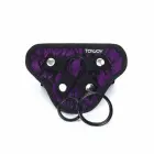 Get Real Lace Harness – pitsilised strap-on rakmed 3 silikoonrõngaga – lilla — Foto 2