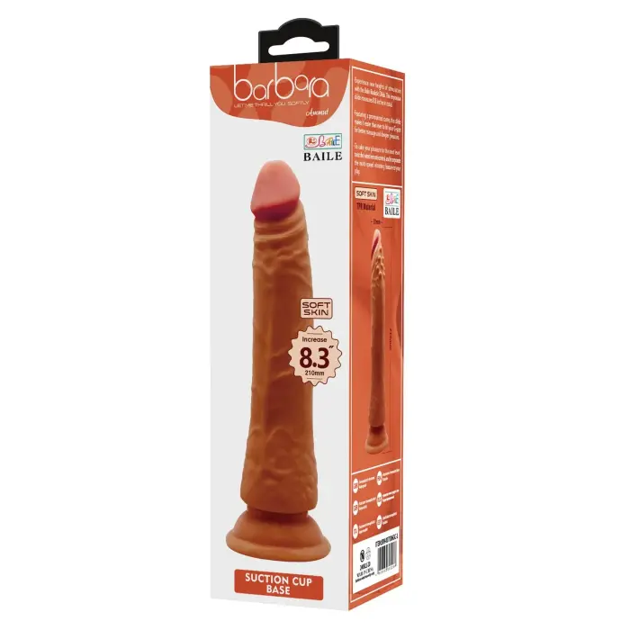 Barbara reālistisks dildo ar piesūcekni – 21 cm (8.3″) Foto 11