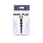 Bottom Beads anālo bumbiņu ķēde – Melns Foto 3