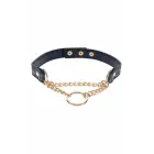 SPORTSHEETS Cougar Day Collar – animal print faux leather – gold hardware – 38–43 cm — Photo 3