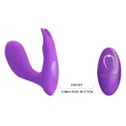 PRETTY LOVE Idabelle valkājams vibrators ar diviem motoriem un pulsa viļņiem – 18 cm (7″) – violets Foto 7