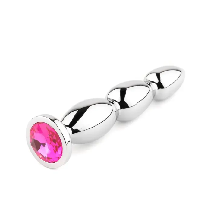 Jewellery metāla anālais spraudnis No. 1 – 13.5 cm (5.3″) – Rozā