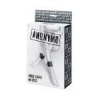 Anonymo handcuffs, PU leather, black, 26.5 cm Foto 7