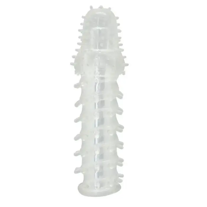Timeless Bristled Penis Sleeve – 14.5 cm – Clear