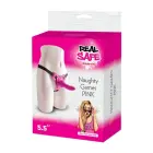 Adjustable Strap-On Dildo – 14 cm (5.5″) – Pink — Photo 7
