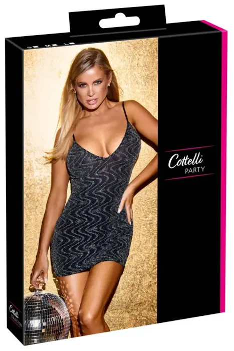 Cottelli PARTY Mini dress – black – S