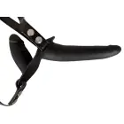 Double Strap-On Black Silicone Dildo – 15 cm (5.9″) — Photo 4