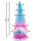 EPIC Phorcys Blue Tentacle – silicone intimate machine – blue – large – 20.5 cm — Photo 4