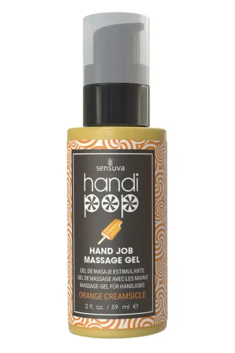 Sensuva HandiPop – съедобный массажный гель – апельсиновый крем – 59 мл