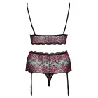 Cottelli CURVES Pearl Lace Bra & Suspender Set – 3XL/4XL — Photo 7