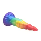 Magic Rider - Unicorn Silicone Dildo – 17 cm (6.8″) – Rainbow — Photo 3