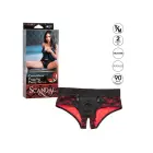 Scandal Crotchless Pegging Panty Set – Black – S/M — Photo 5