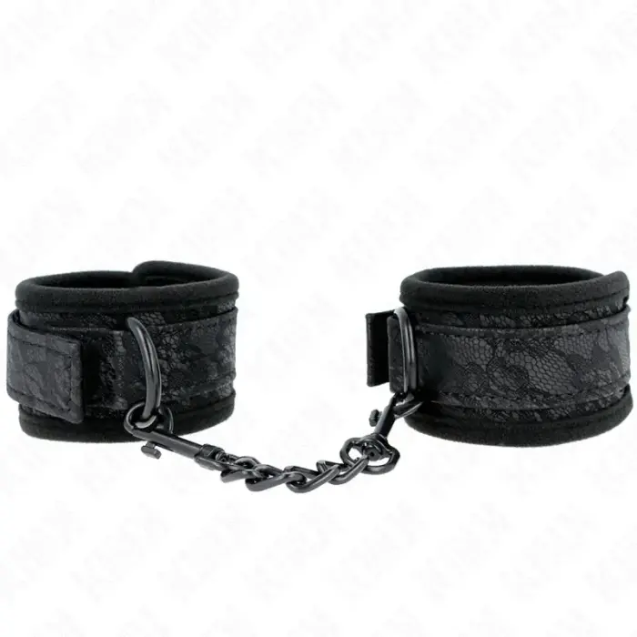 Kink Dark Lace неопреновые регулируемые фиксаторы для запястий – чёрные